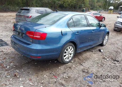 2015 Volkswagen Jetta 1.8T Se из США, поврежденный, VIN 3VWD17AJ5FM231865